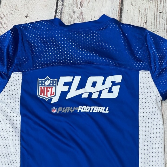 New York Giants NFL Flag Football Boys Kids Reversible Jersey Youth Kids - Picture 4 of 7